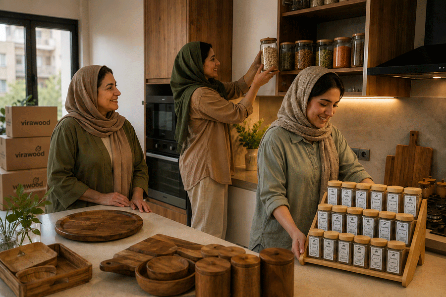 راهنمای کامل خرید ظروف چوبی برای جهیزیه